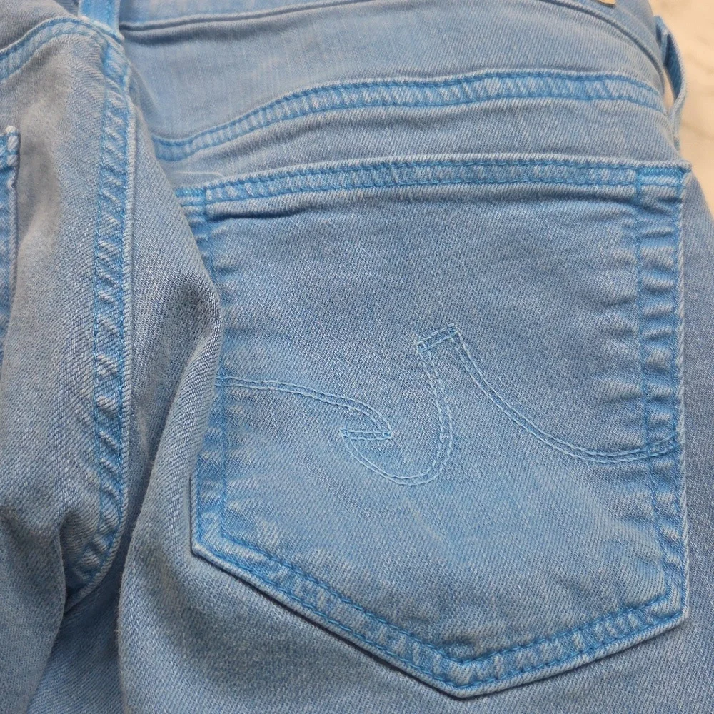 Adriano Goldschmied Jeans In A Pretty Bright Blue. The Stevie Ankle. - Picture 12 of 12